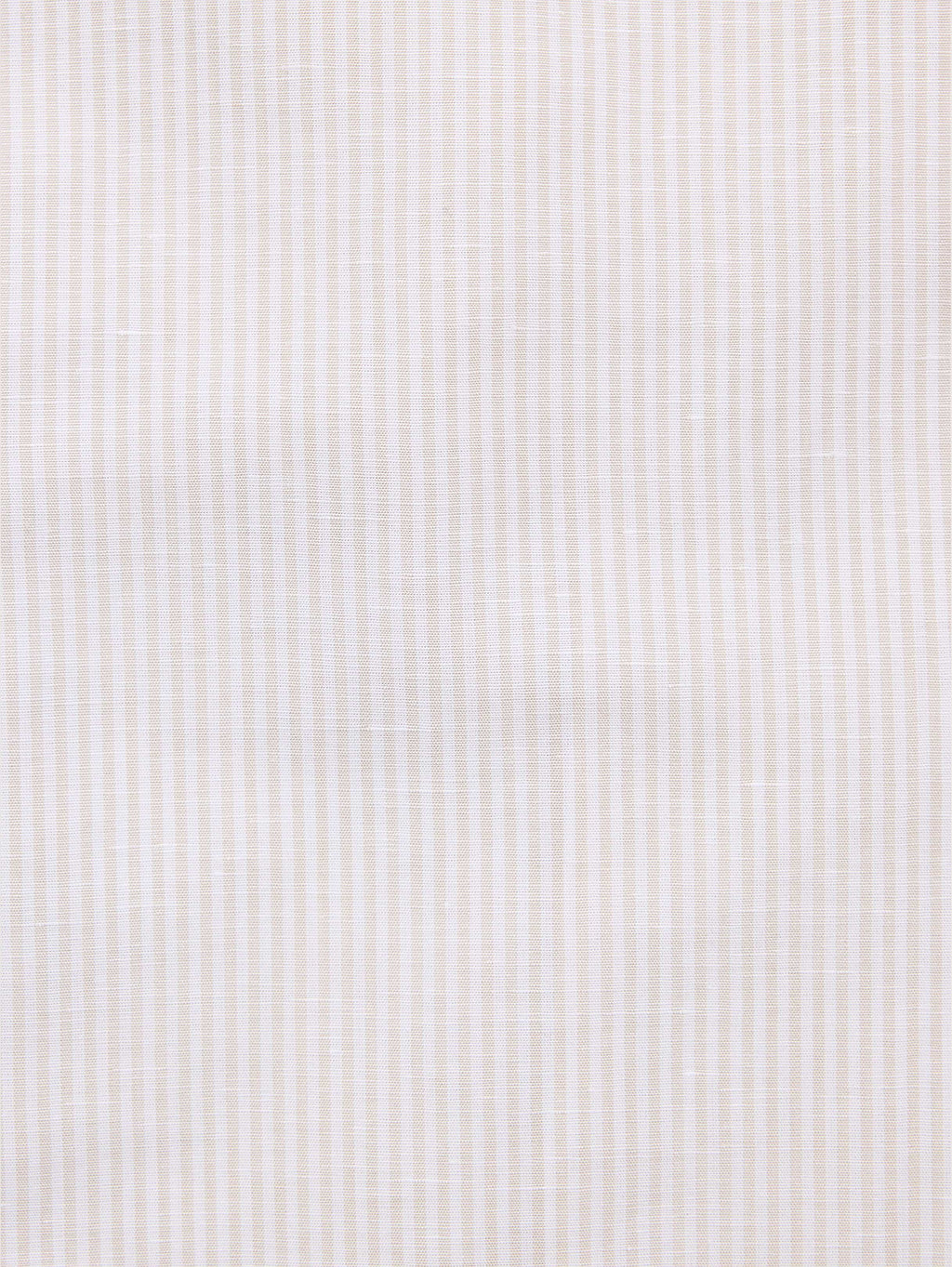 Slim-Fit Linen-Cotton Dress Shirt - Khaki Beige Stripe