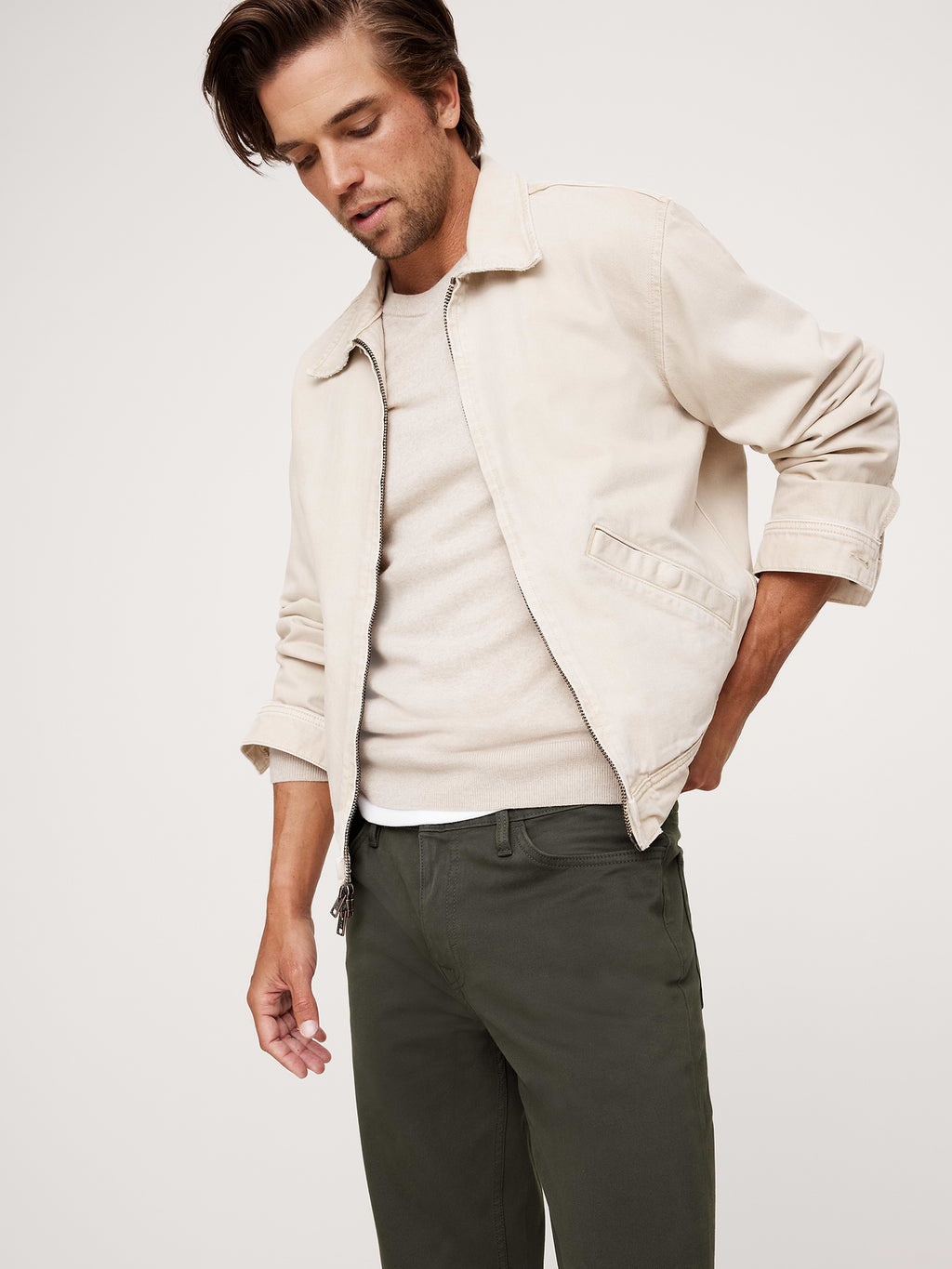 Slim Traveler Pant - Deep Green Olive