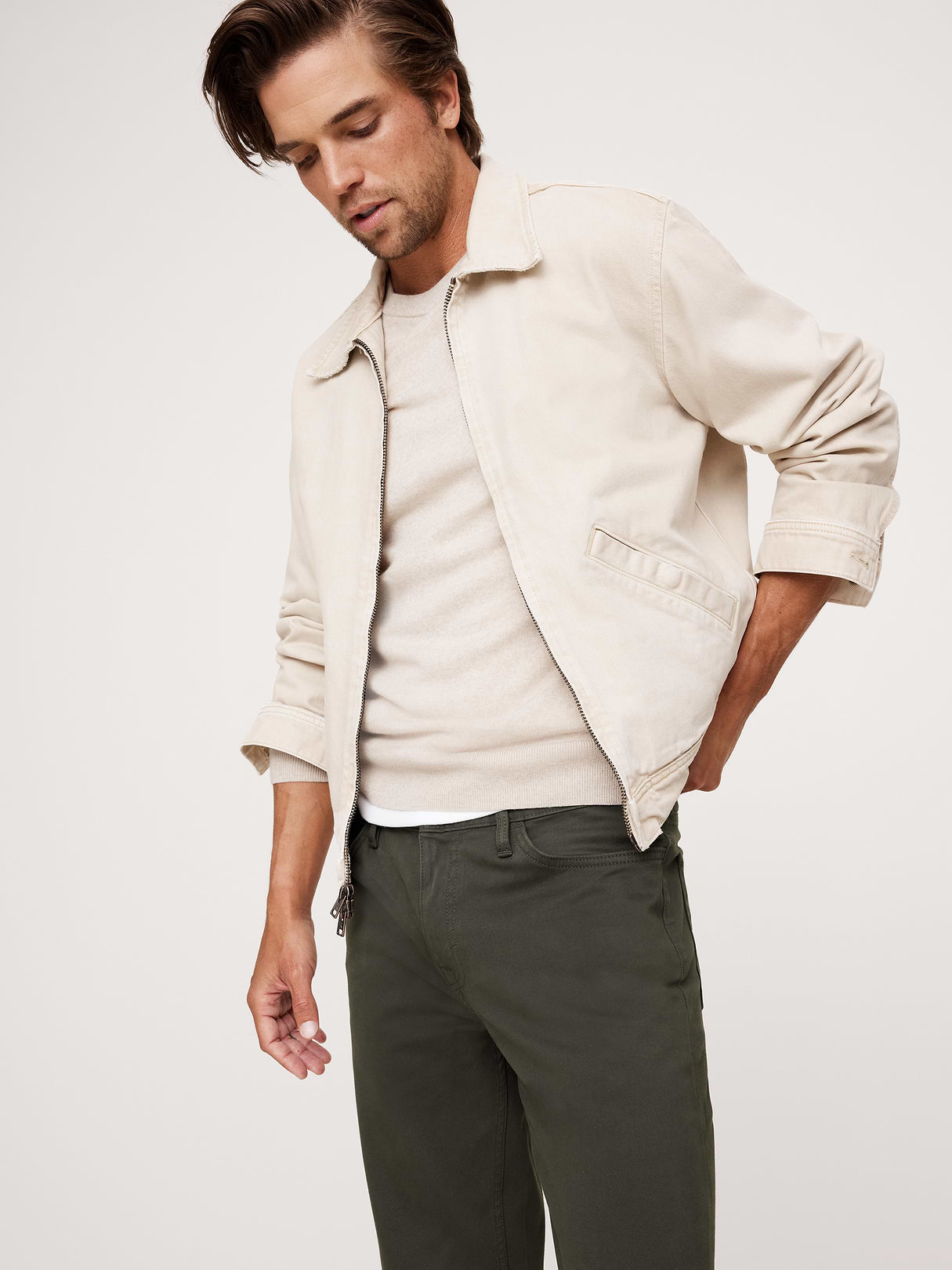 Slim Traveler Pant - Deep Green Olive