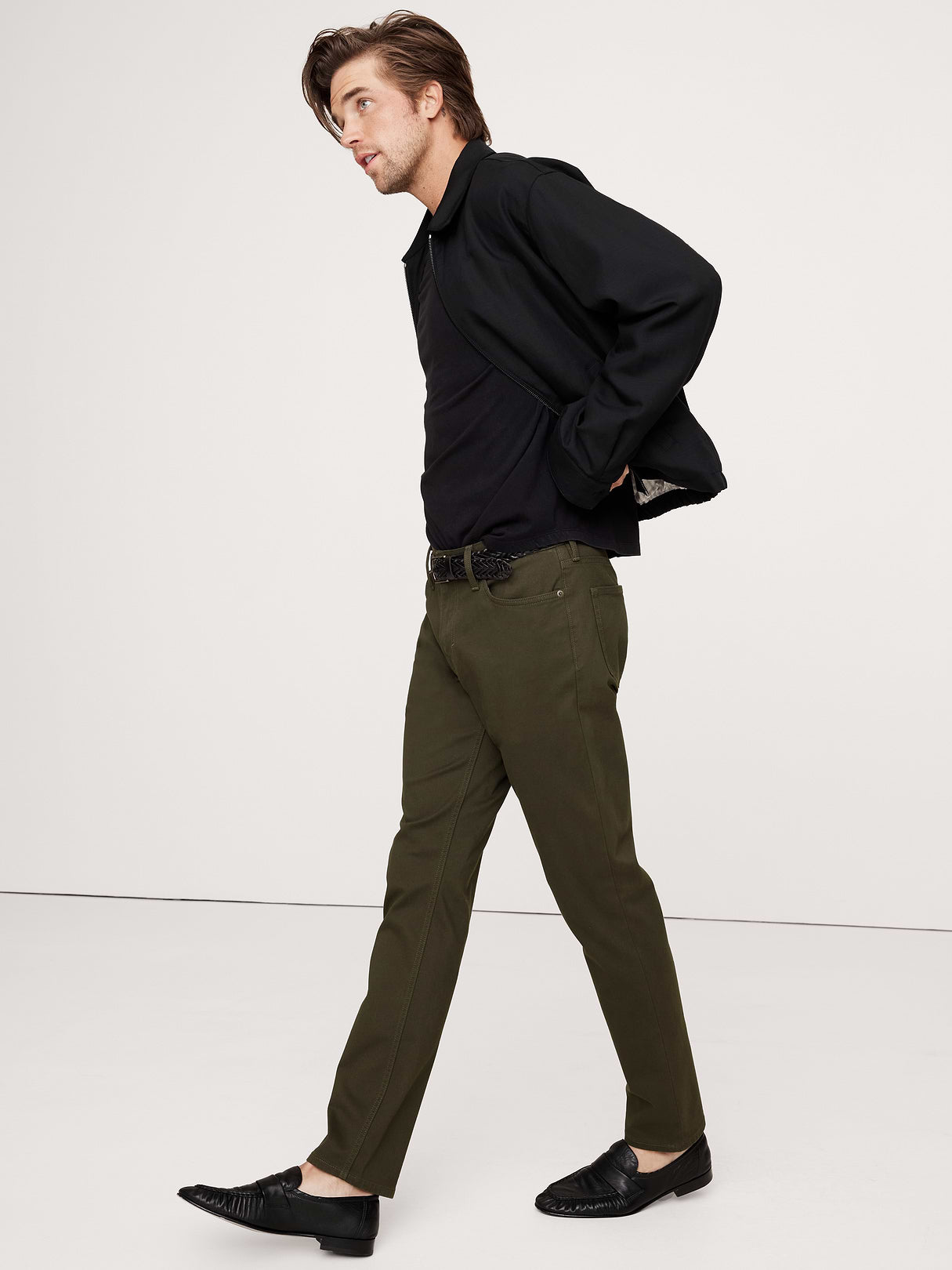 Skinny Traveler Pant 2.0 - Dark Olive Green