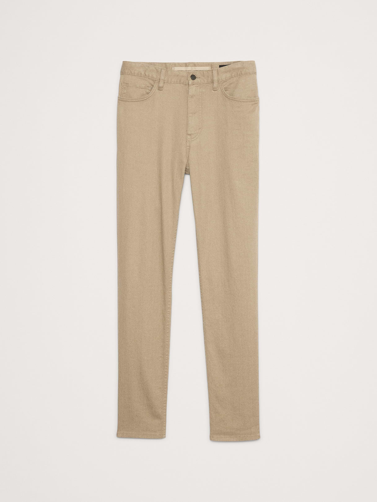 Slim Linen-Cotton Traveler Pant - Khaki Beige