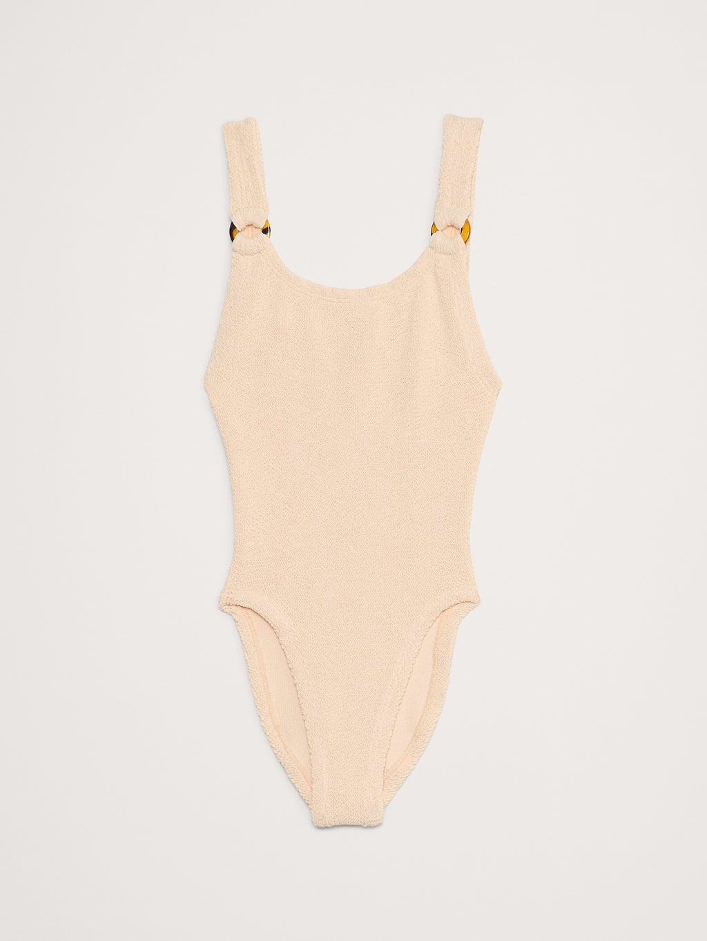 Domino One-Piece Swimsuit by Hunza G - Blush Pink