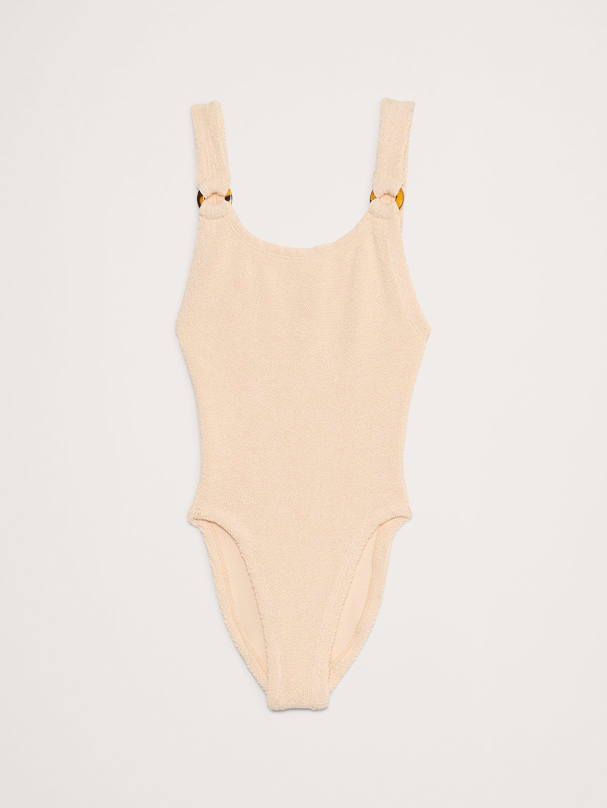 Domino One-Piece Swimsuit by Hunza G - Blush Pink