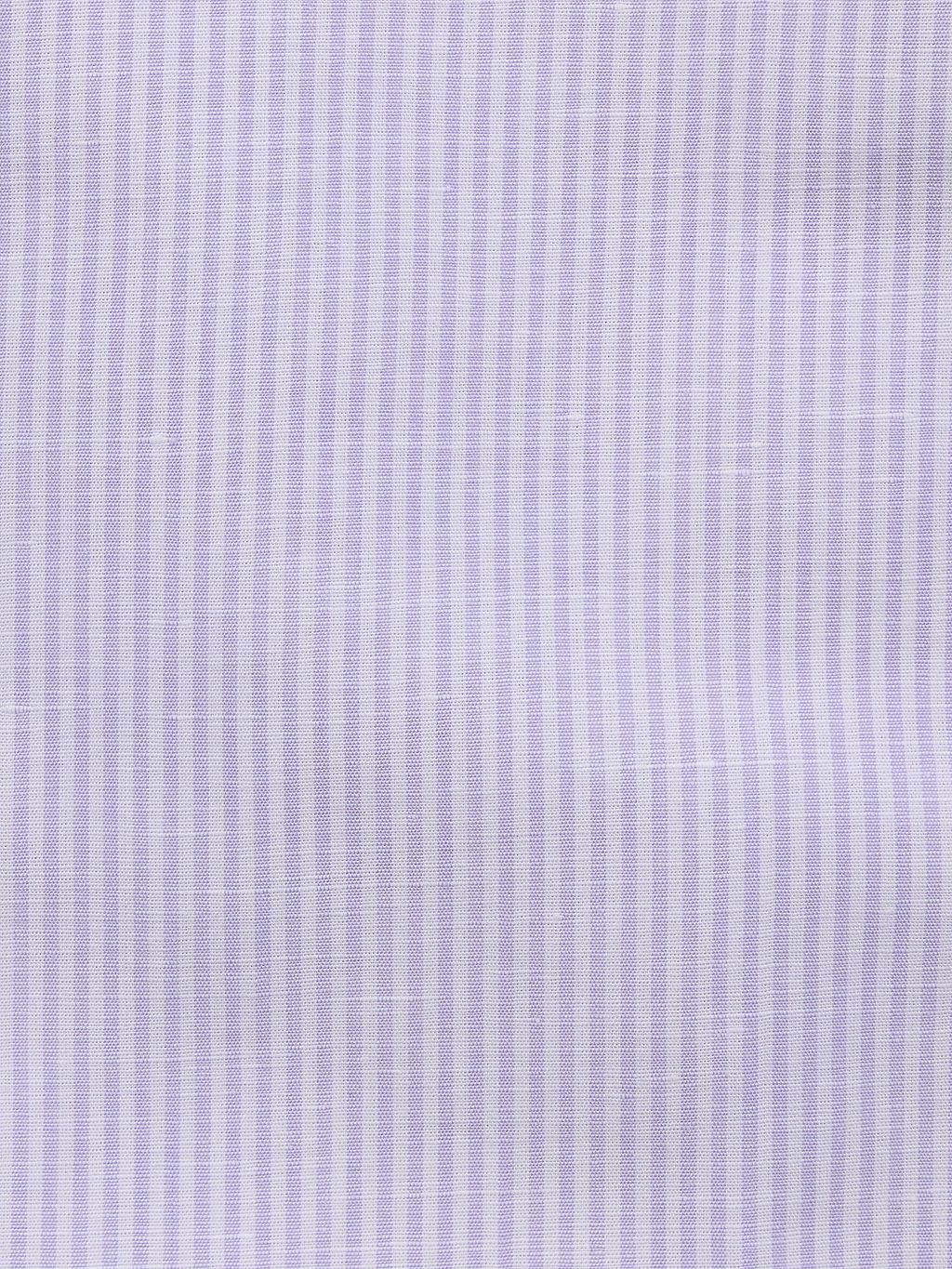 Slim-Fit Linen-Cotton Dress Shirt - Purple Stripe