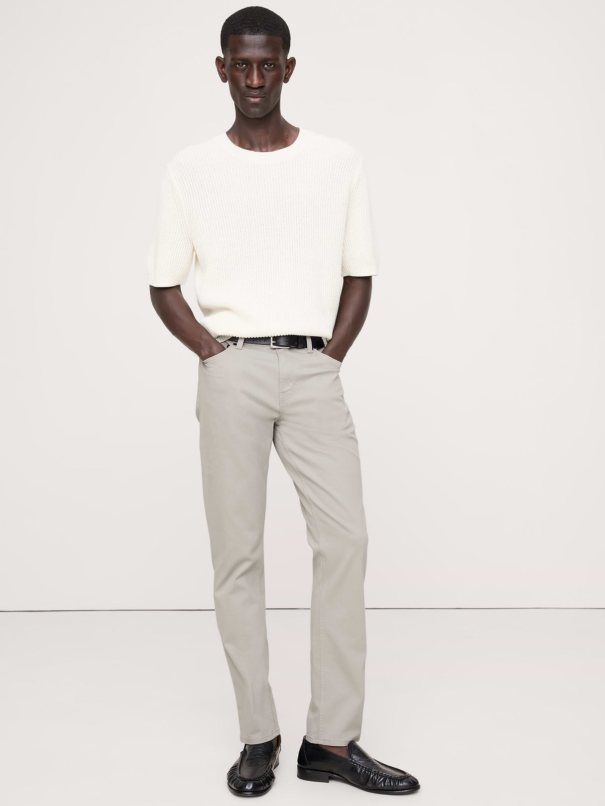 Skinny Traveler Pant 2.0 - Light Gray
