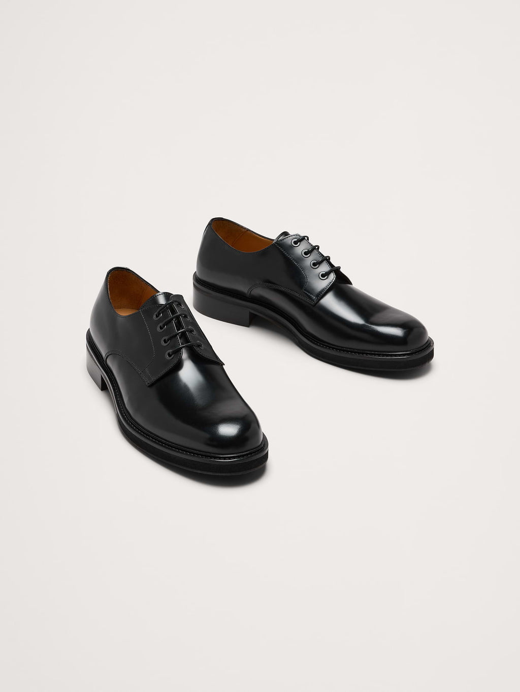 Leather Derby Shoe - Black