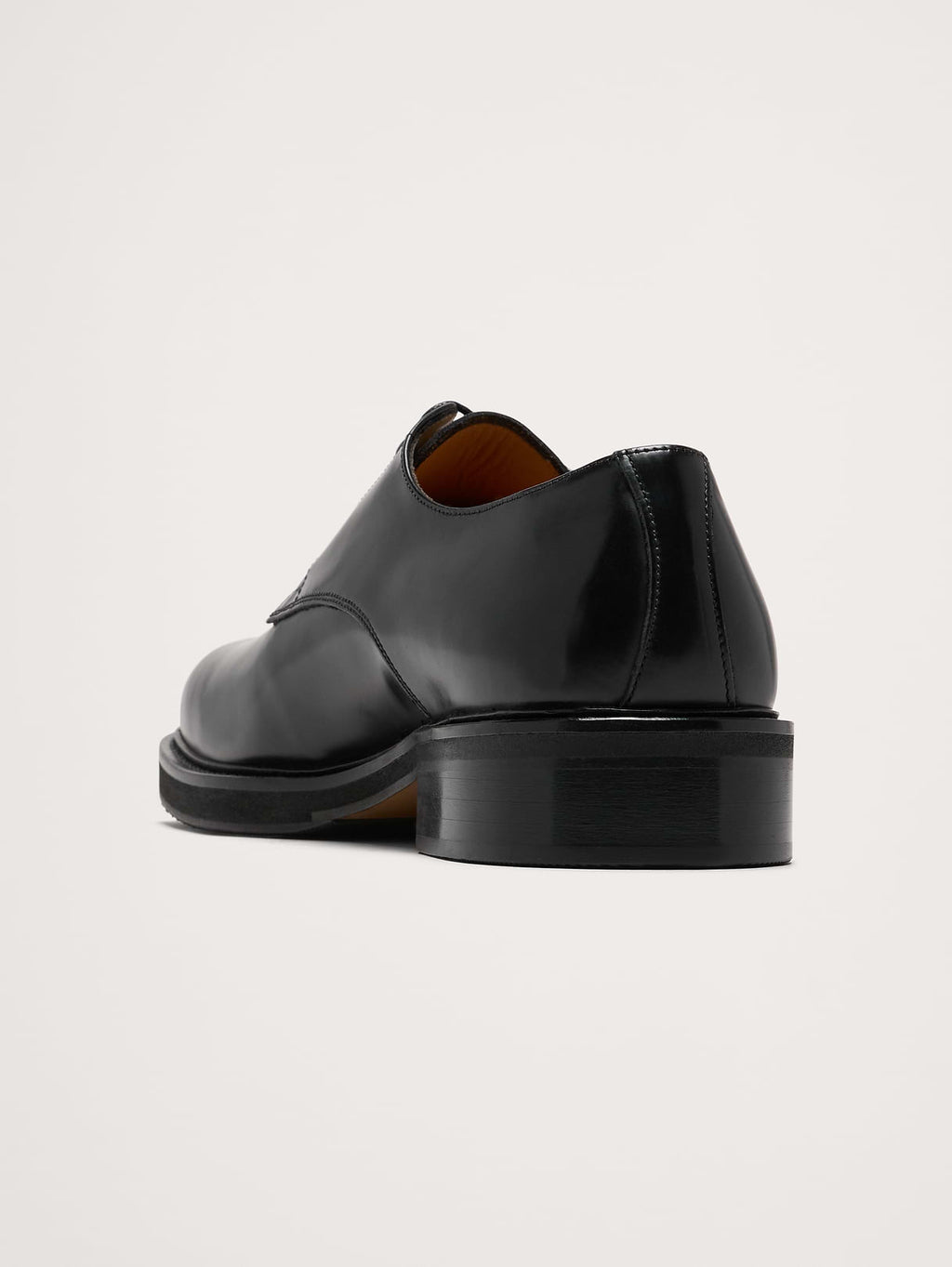 Leather Derby Shoe - Black