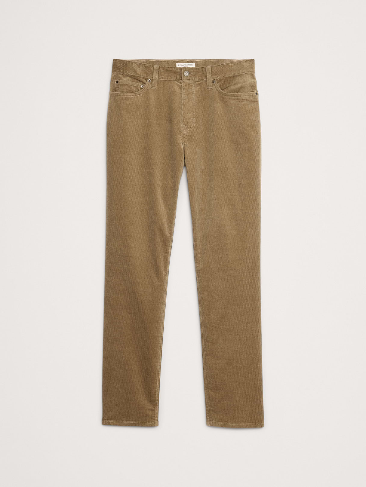 Straight Stretch-Corduroy Traveler Pant - Sand Beige