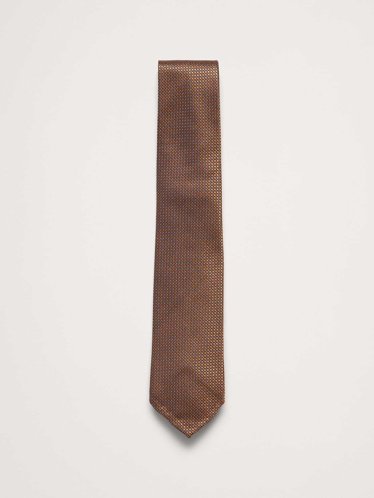 Silk Tie - Medium Brown