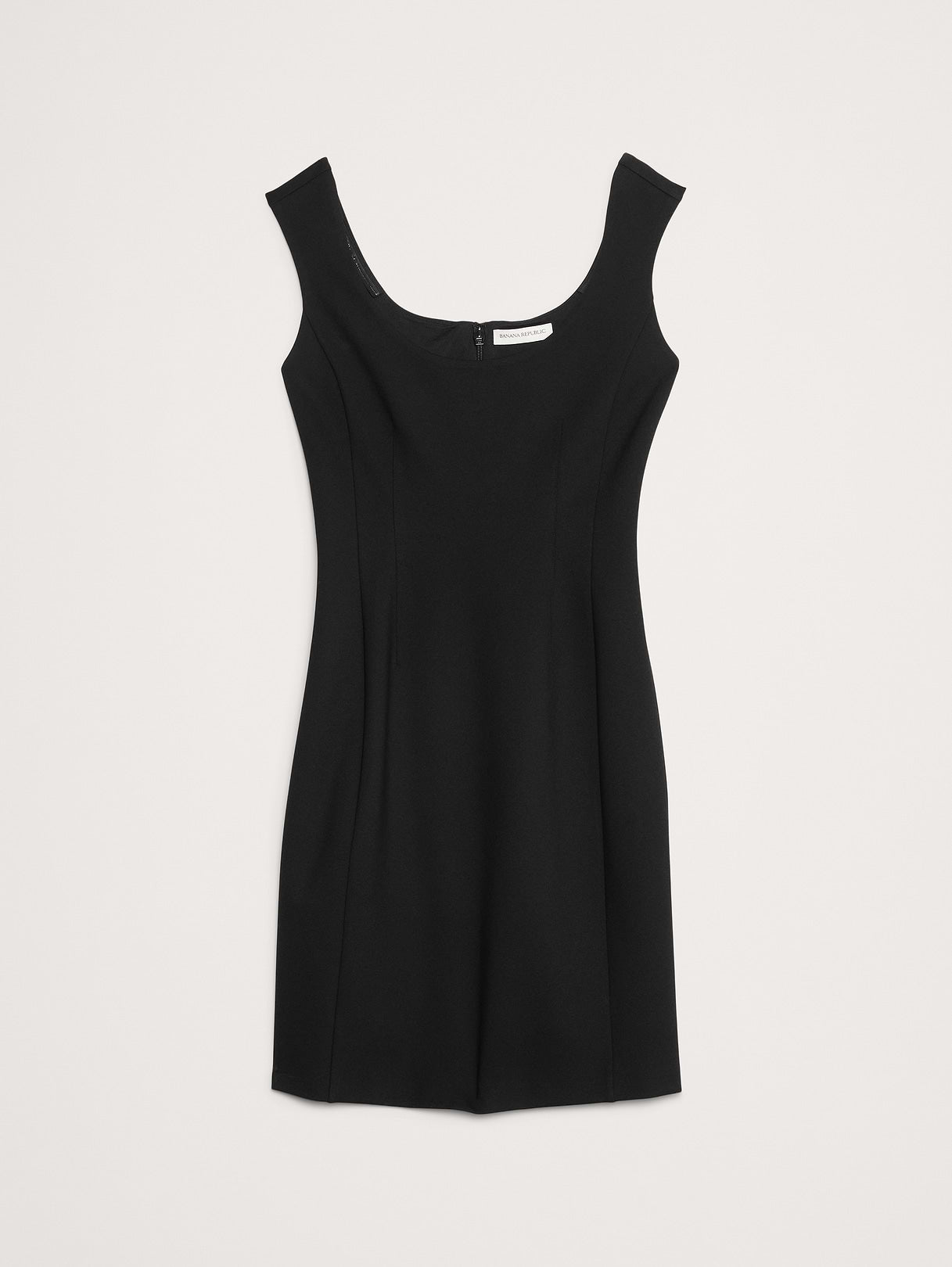 Everywhere Ponte Scoop-Neck Sheath Dress - Black