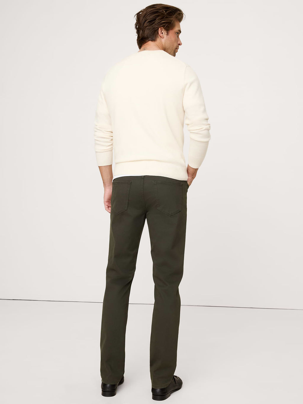 Slim Traveler Pant - Dark Olive Green