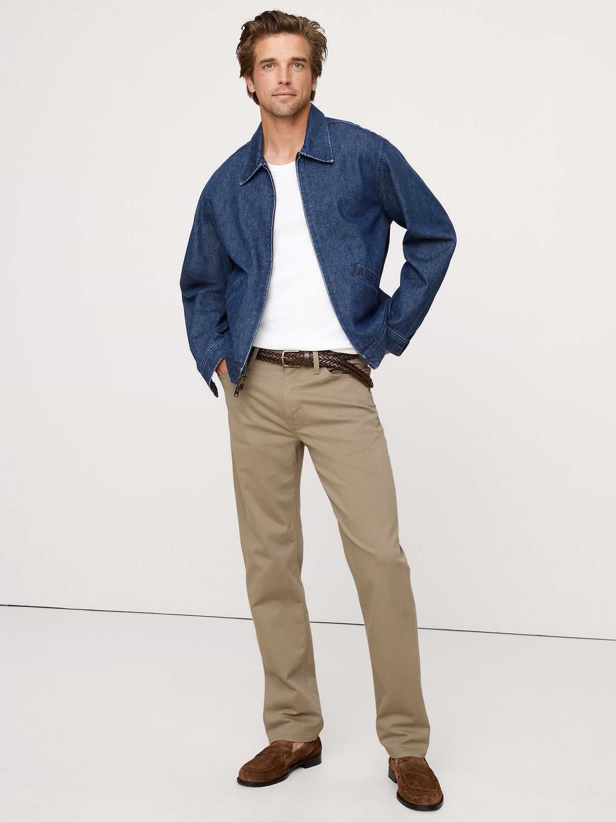 Straight Traveler Pant - Khaki Beige