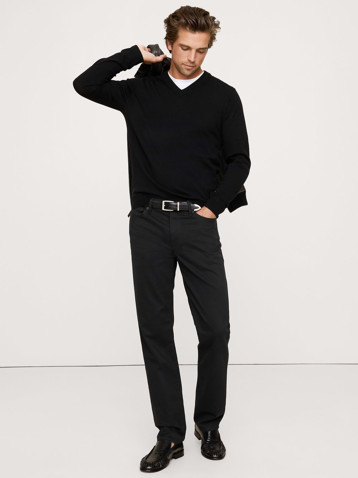 Straight Traveler Pant - Black