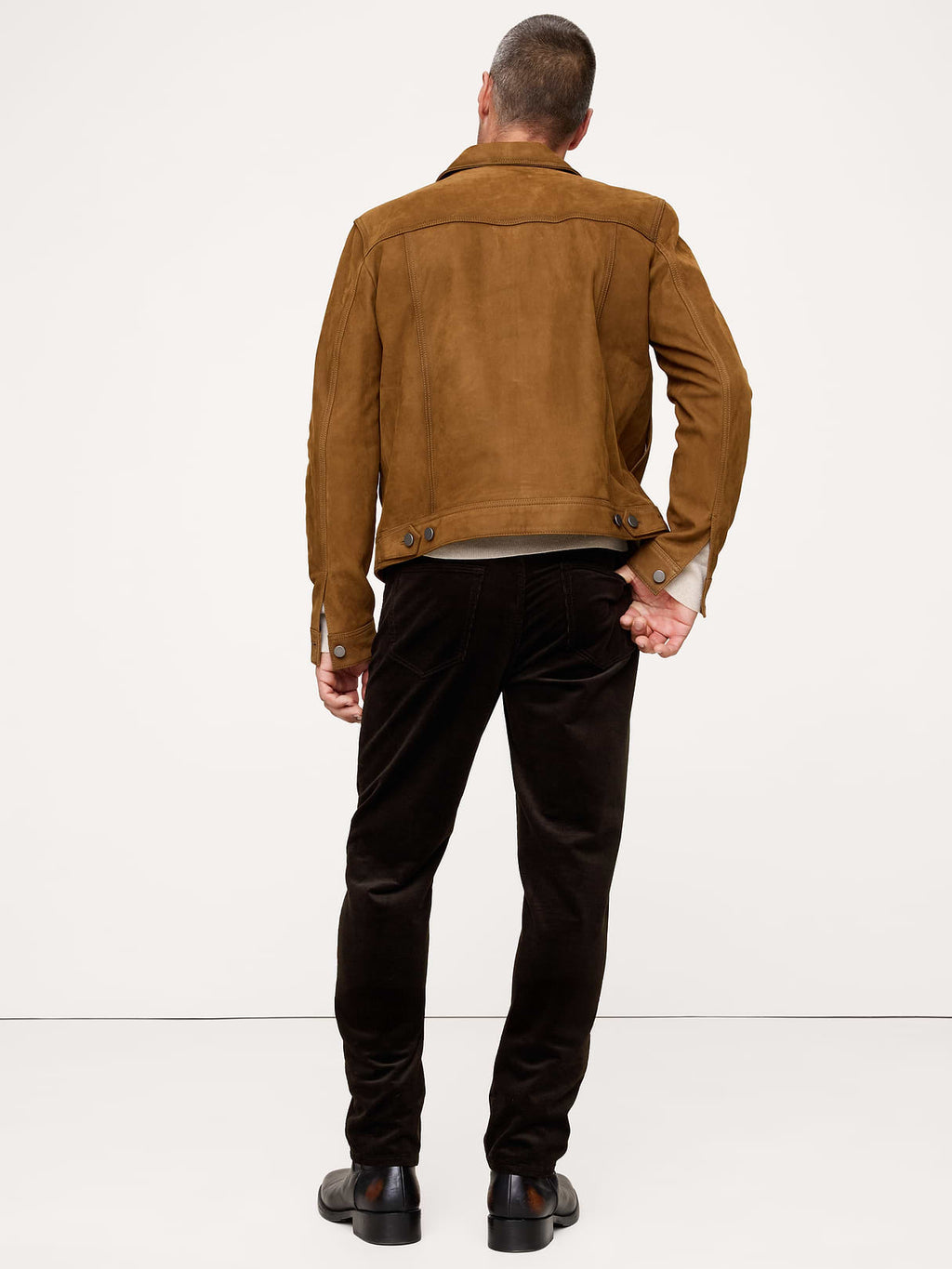 Slim Stretch-Corduroy Traveler Pant - Double Chocolate Brown