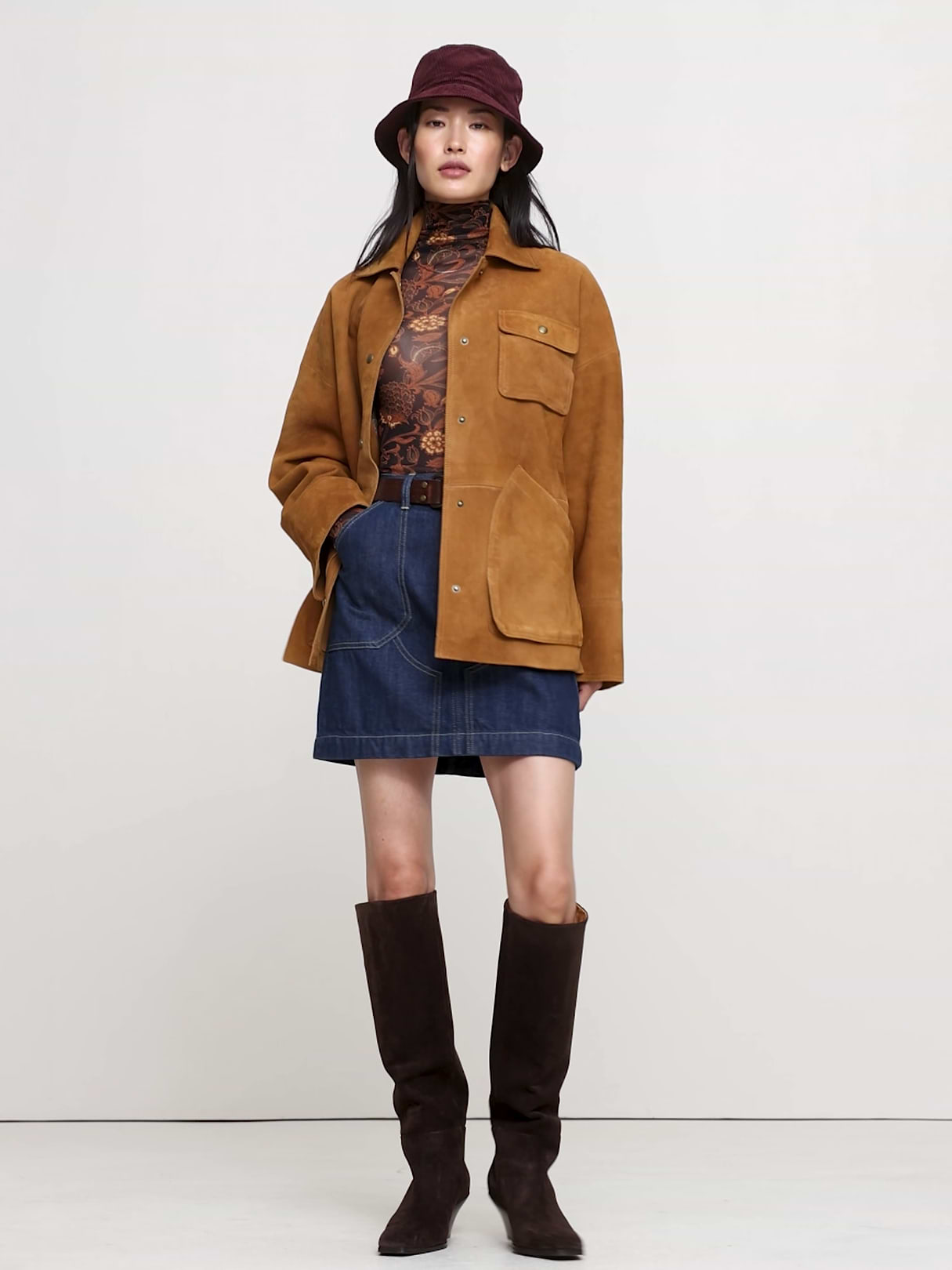 Heritage Suede Jacket - Camel