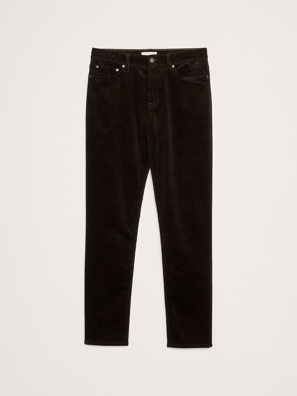 Slim Stretch-Corduroy Traveler Pant - Double Chocolate Brown