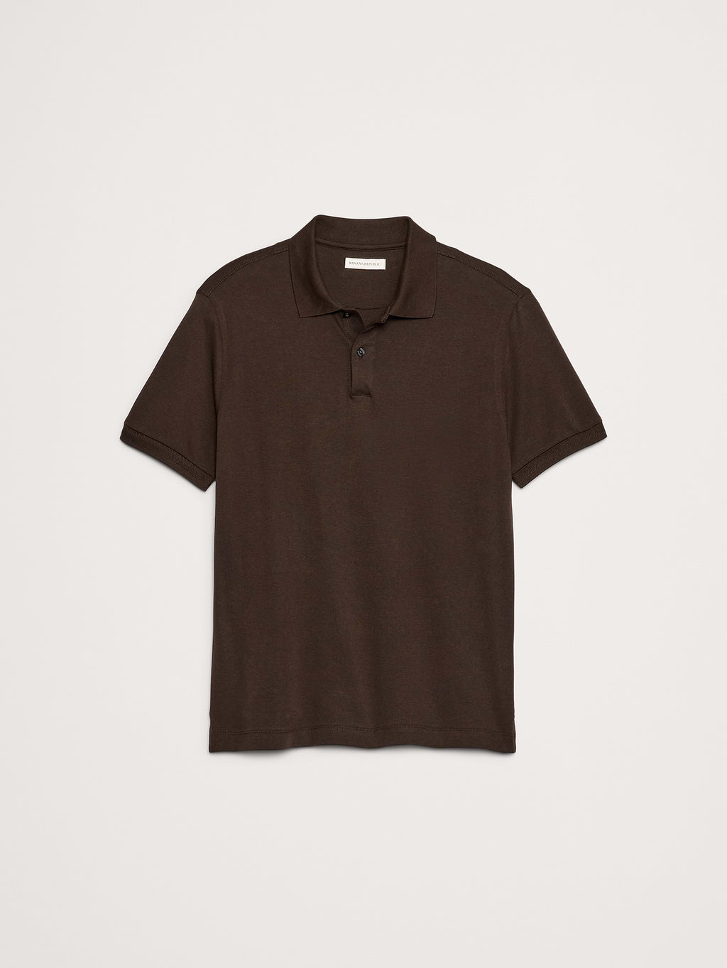 Luxury-Touch Polo - Double Chocolate Brown