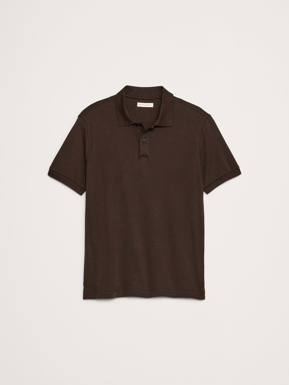 Luxury-Touch Polo - Double Chocolate Brown