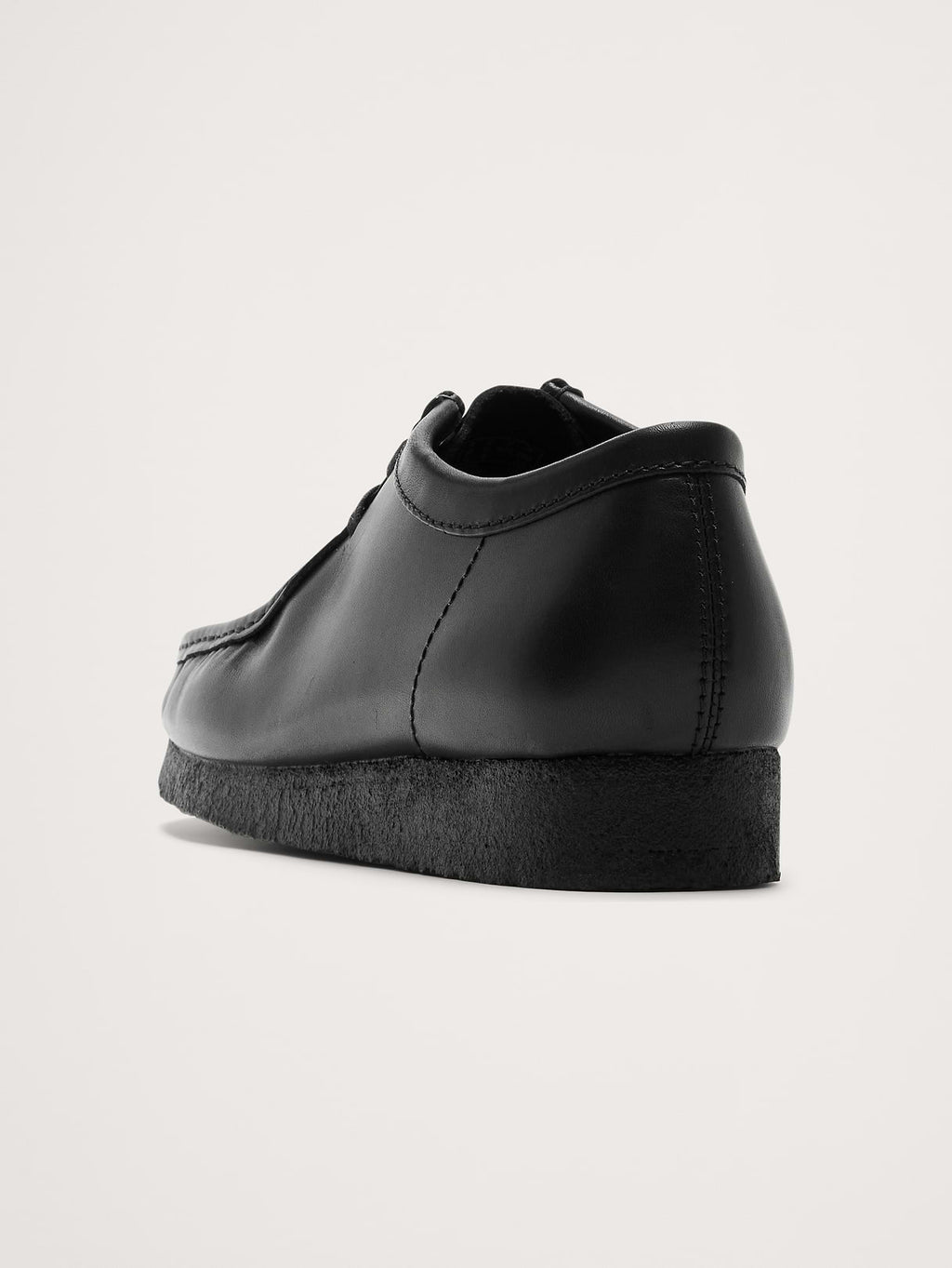 Suede Wallabee Shoe by Clark's Originals - Black Leather
