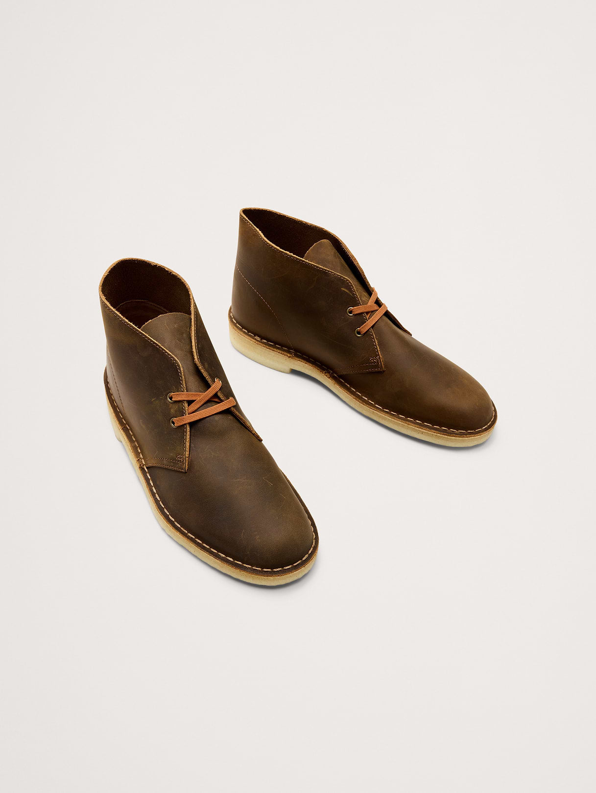 Desert Boot by Clark's Originals - Beeswax Brown Leather