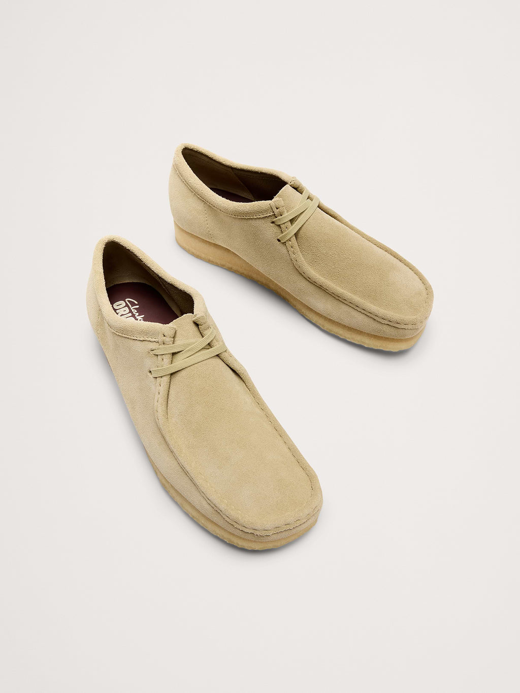 Suede Wallabee Shoe by Clark's Originals - Maple Sugar Suede