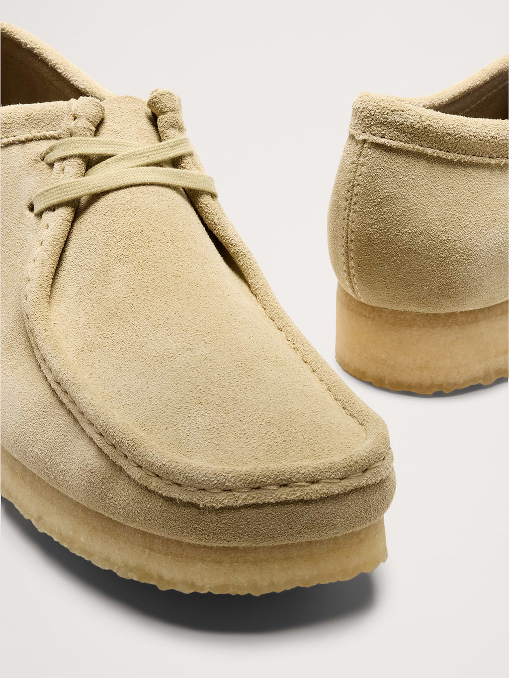 Suede Wallabee Shoe by Clark's Originals - Maple Sugar Suede