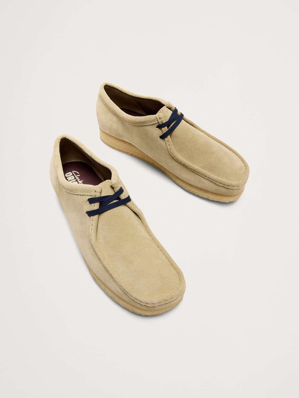 Suede Wallabee Shoe by Clark's Originals - Maple Sugar Suede