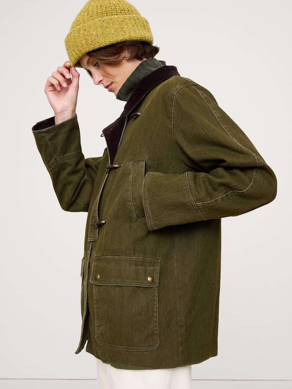 Barn Coat - Olive Green