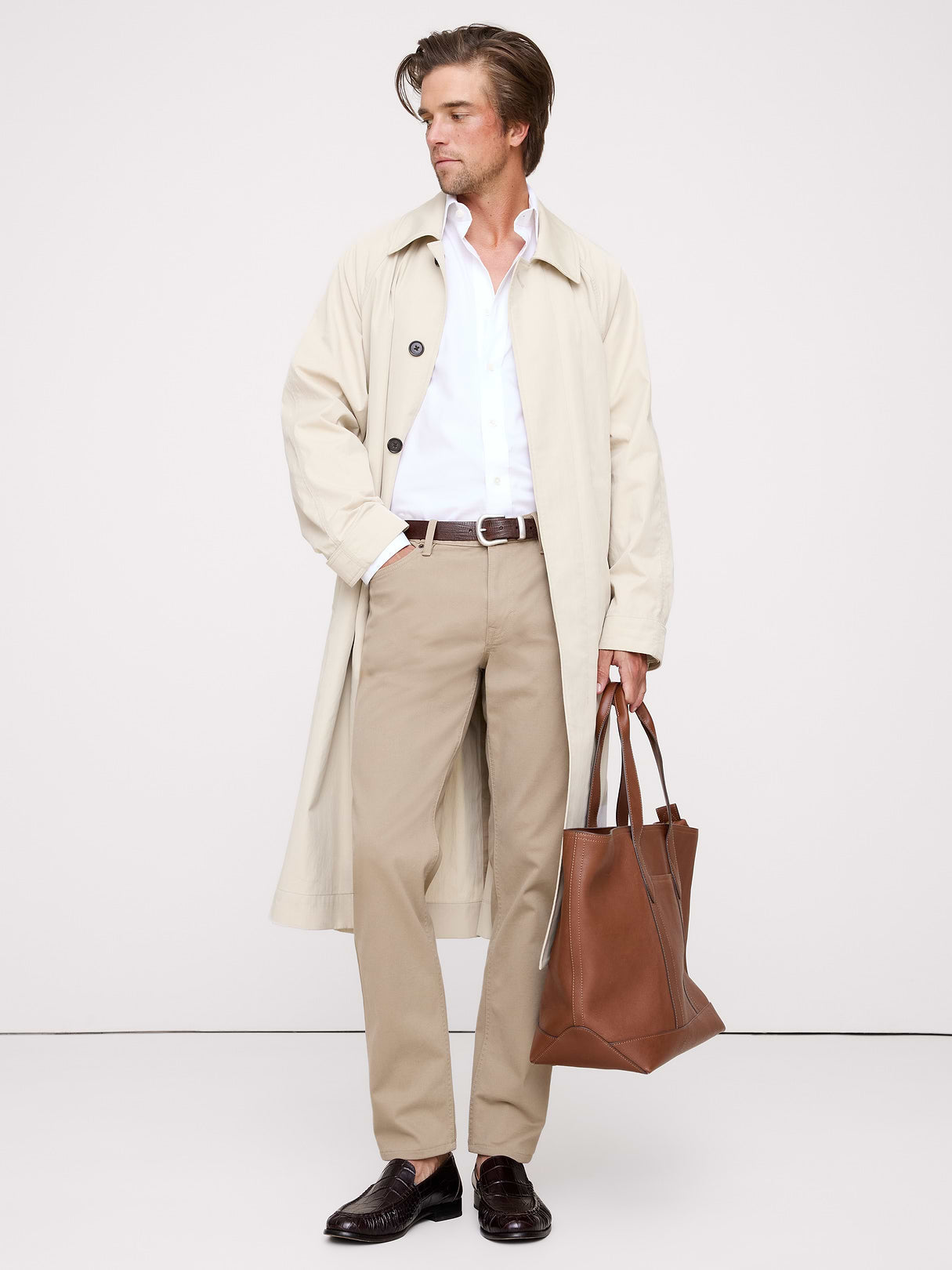 Athletic Traveler Pant - Khaki Beige