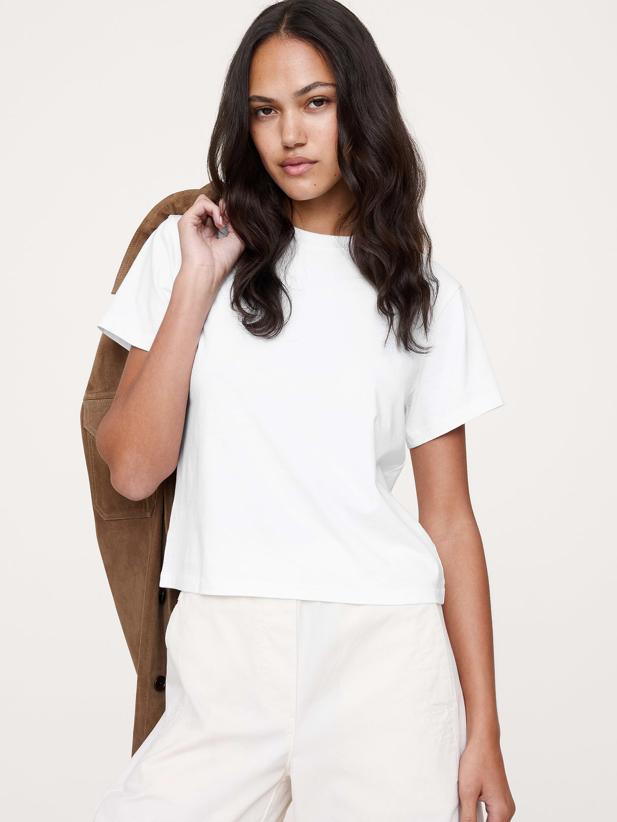 Vintage Cotton Crew-Neck T-Shirt - White