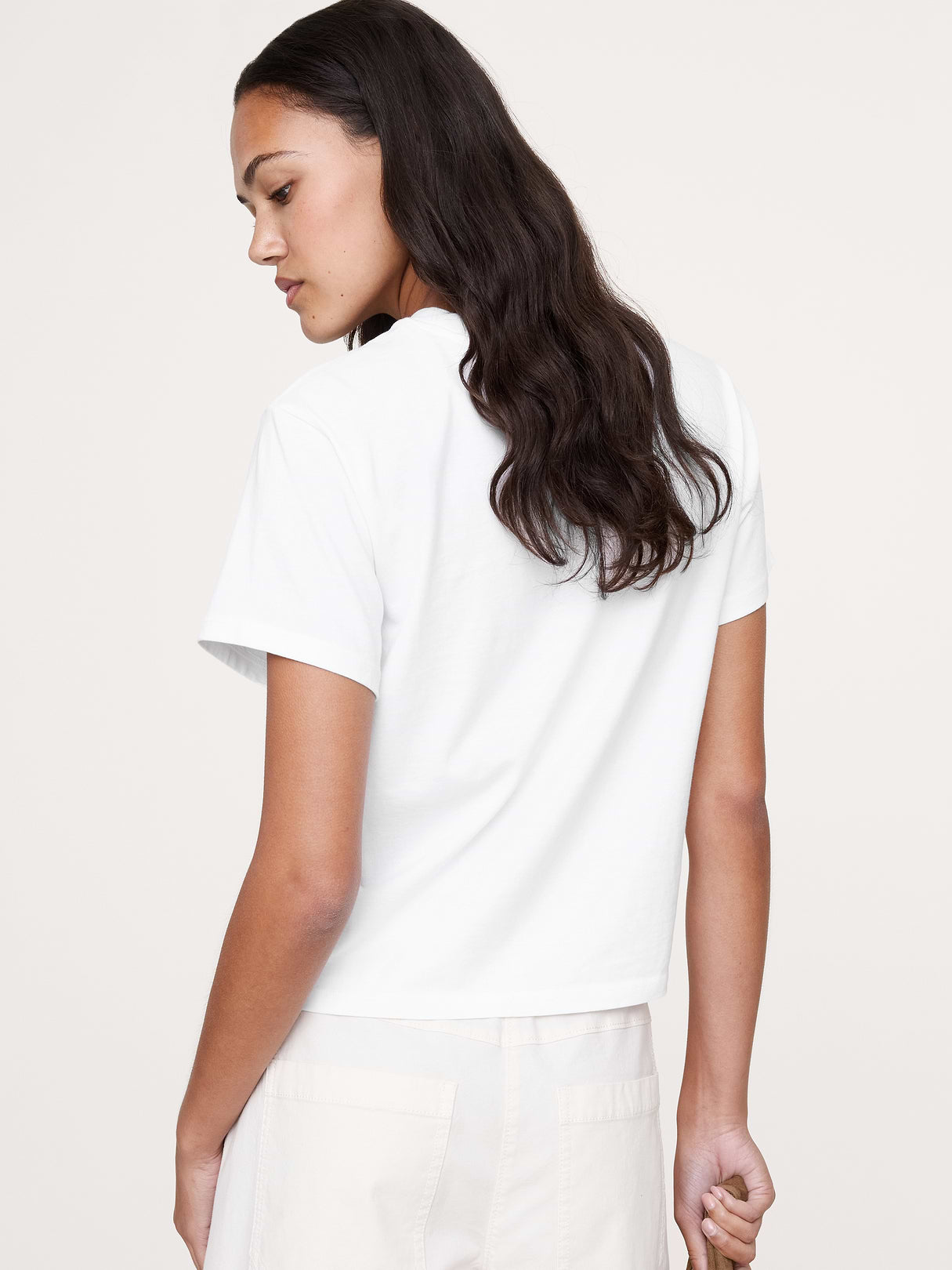 Vintage Cotton Crew-Neck T-Shirt - White