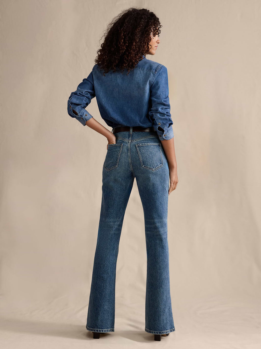 High-Rise Bootcut Jean - Medium Wash