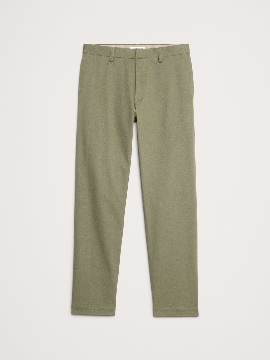 Straight Italian-Stretch Chino - Light Olive Green