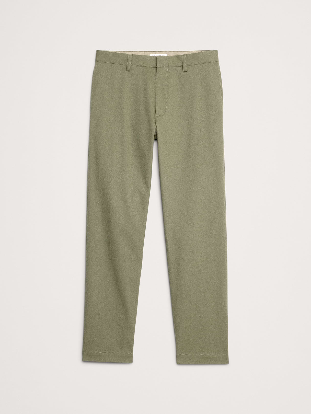 Straight Italian-Stretch Chino - Light Olive Green
