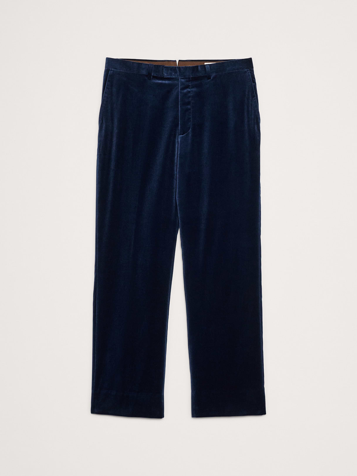 Straight Velvet Pant - Horizon Blue