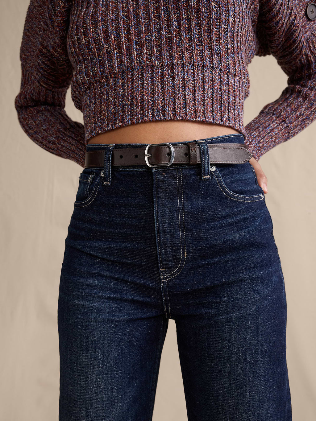 High-Rise 90S Straight Jean - Dark Wash