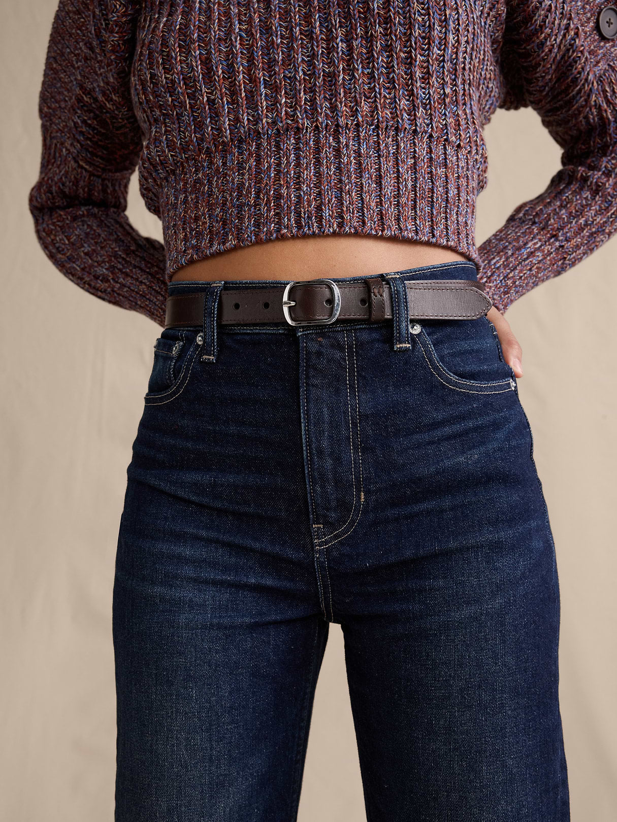 High-Rise 90S Straight Jean - Dark Wash