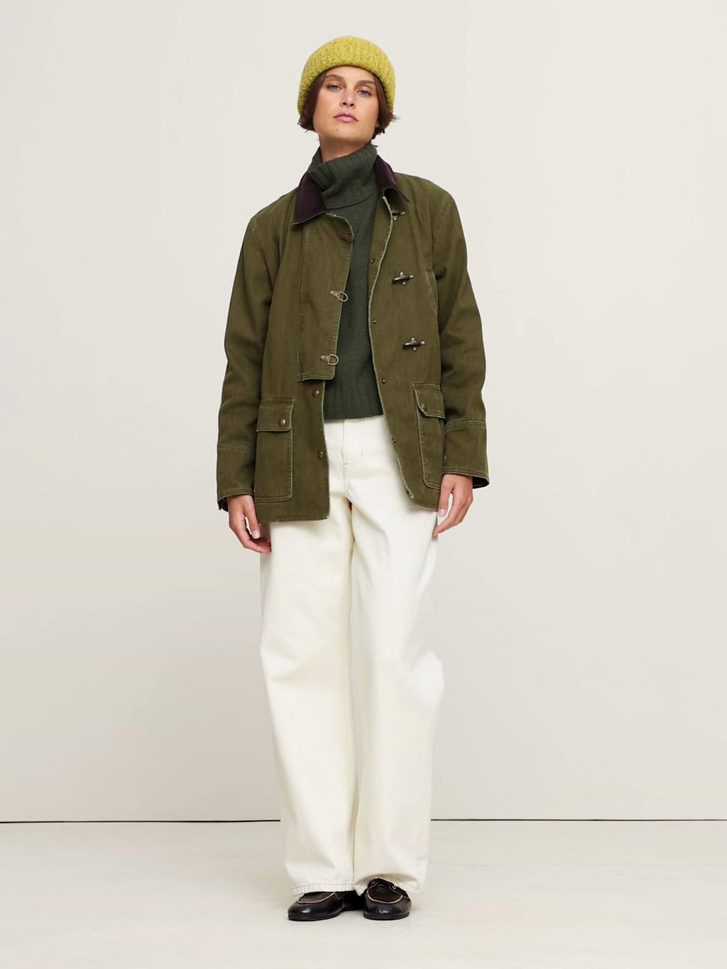Barn Coat - Olive Green