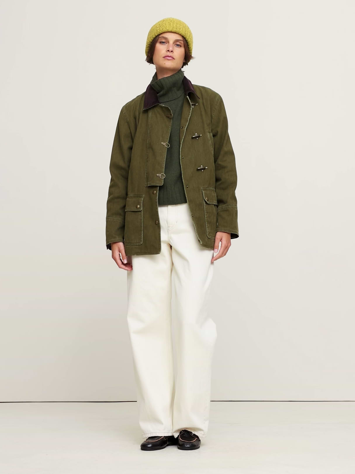 Barn Coat - Olive Green