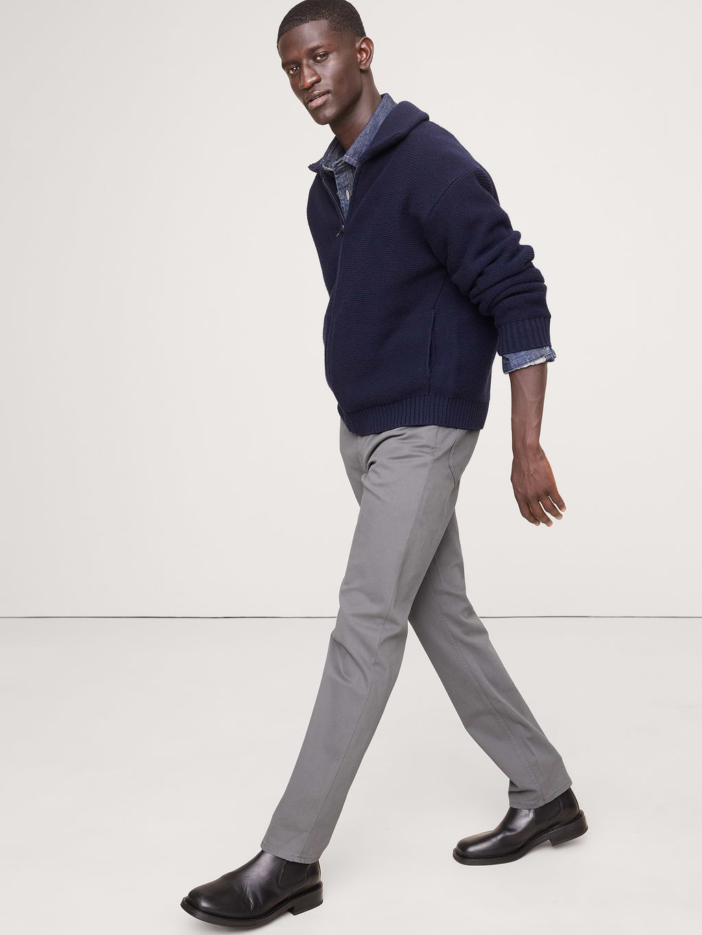 Slim Traveler Pant - Smoke Signal Grey