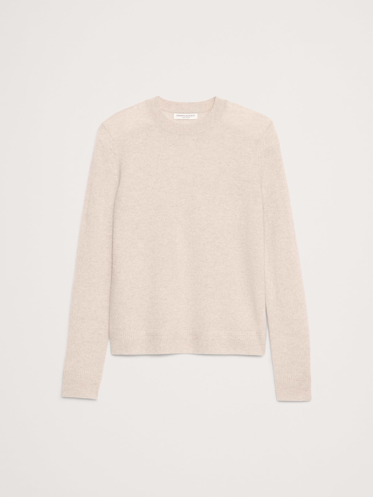 Lightweight Cashmere Crew-Neck Sweater - Dark Medium Dyed