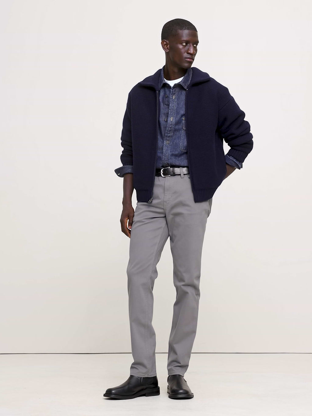 Slim Traveler Pant - Smoke Signal Grey