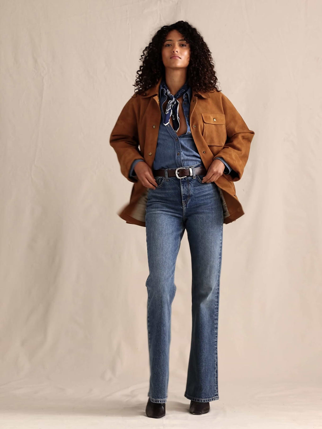 High-Rise Bootcut Jean - Medium Wash