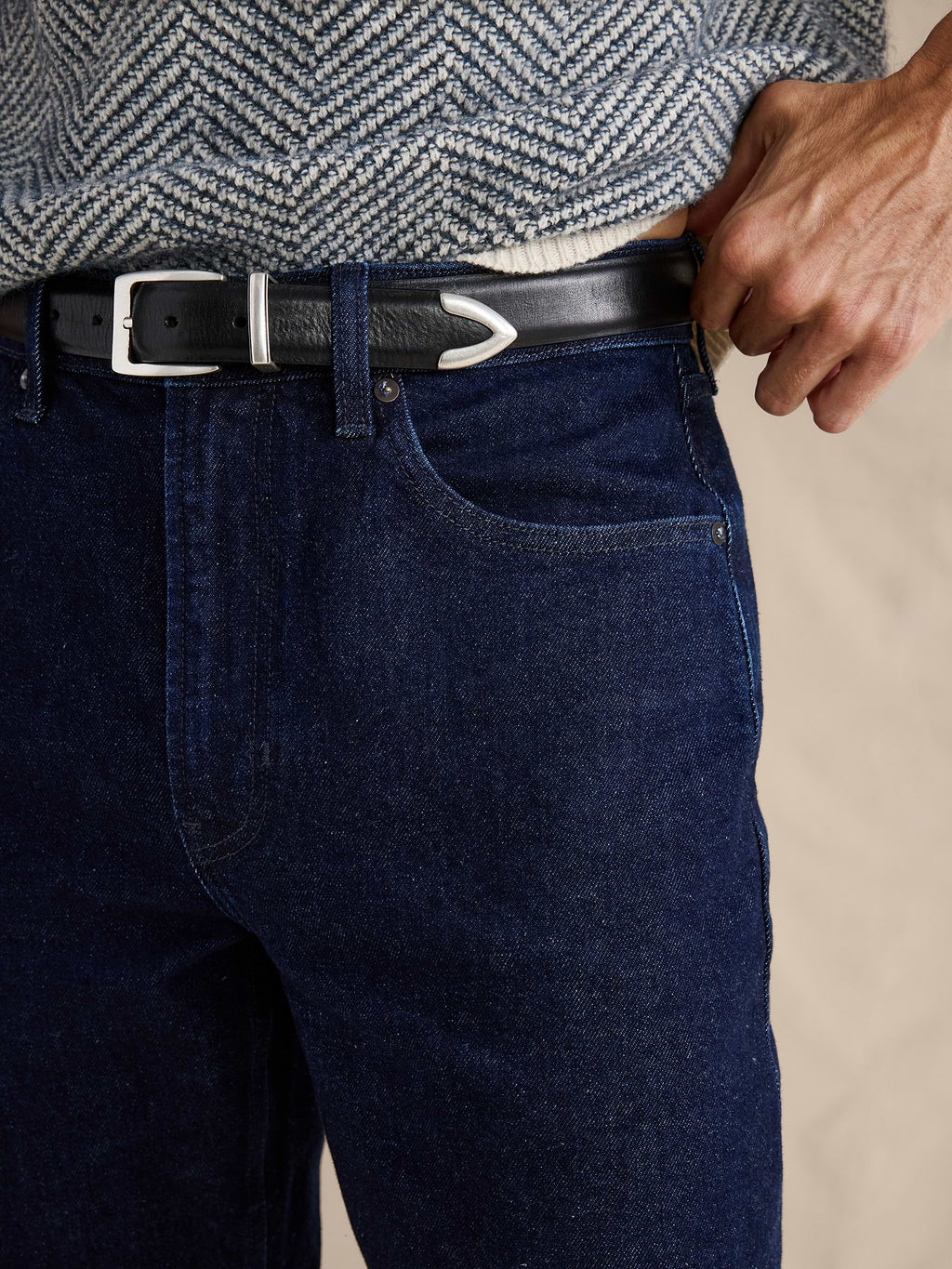 Straight Authentic Jean - Rinse Dark Wash