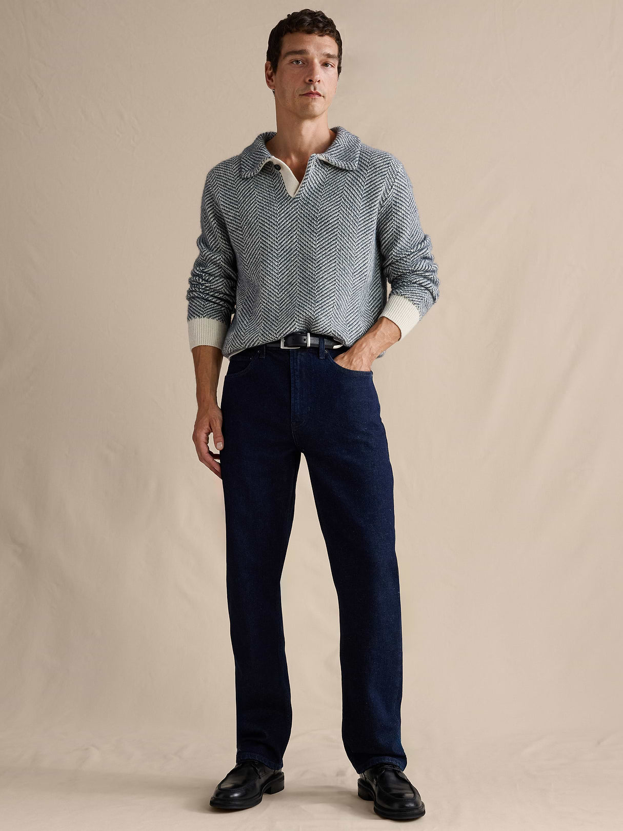 Straight Authentic Jean - Rinse Dark Wash
