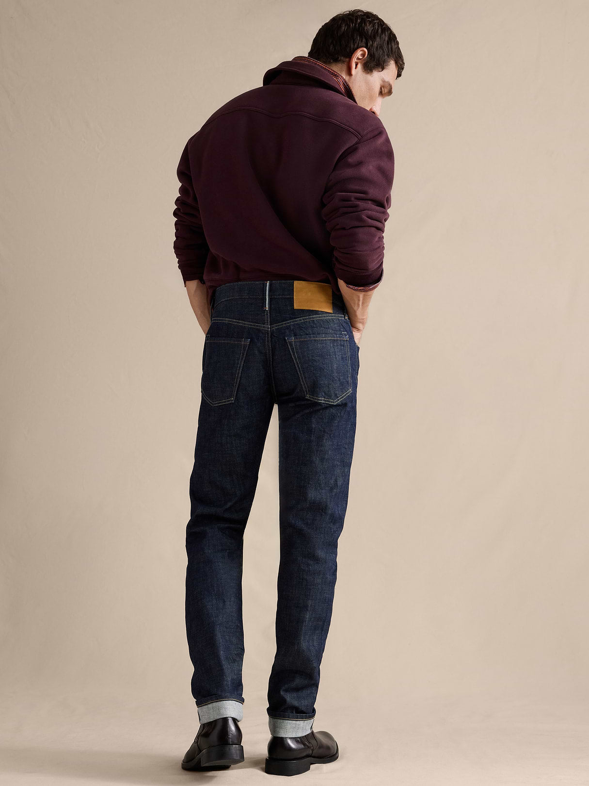 Slim Selvedge Jean - Rinse Dark Wash