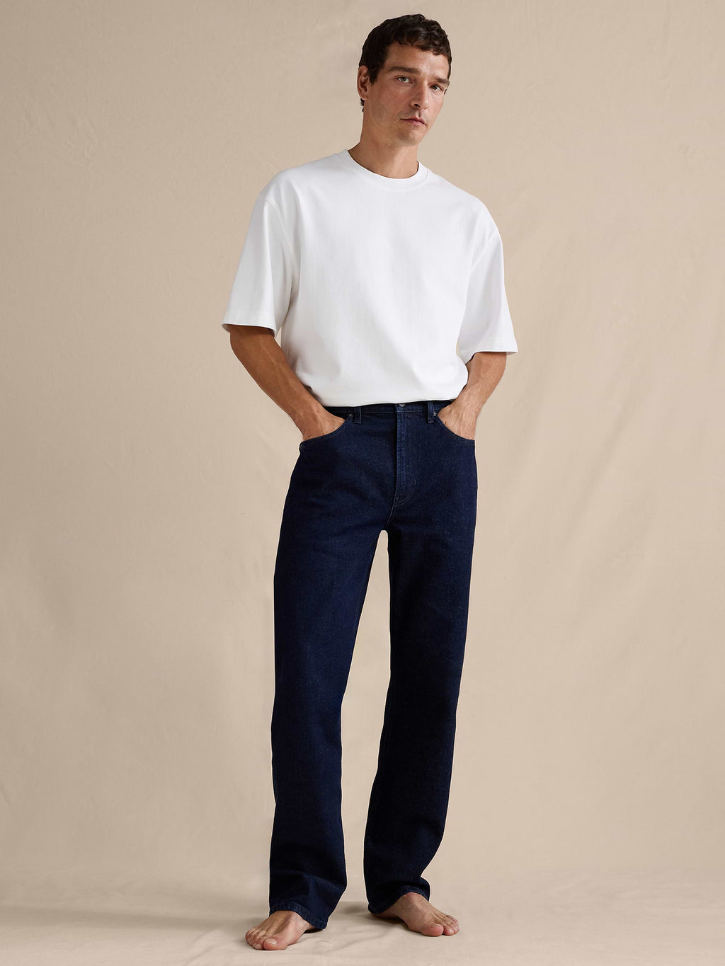 Straight Authentic Jean - Rinse Dark Wash