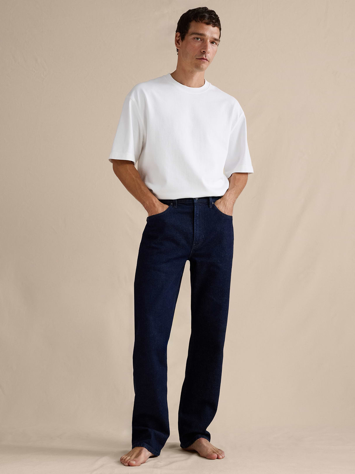 Straight Authentic Jean - Rinse Dark Wash