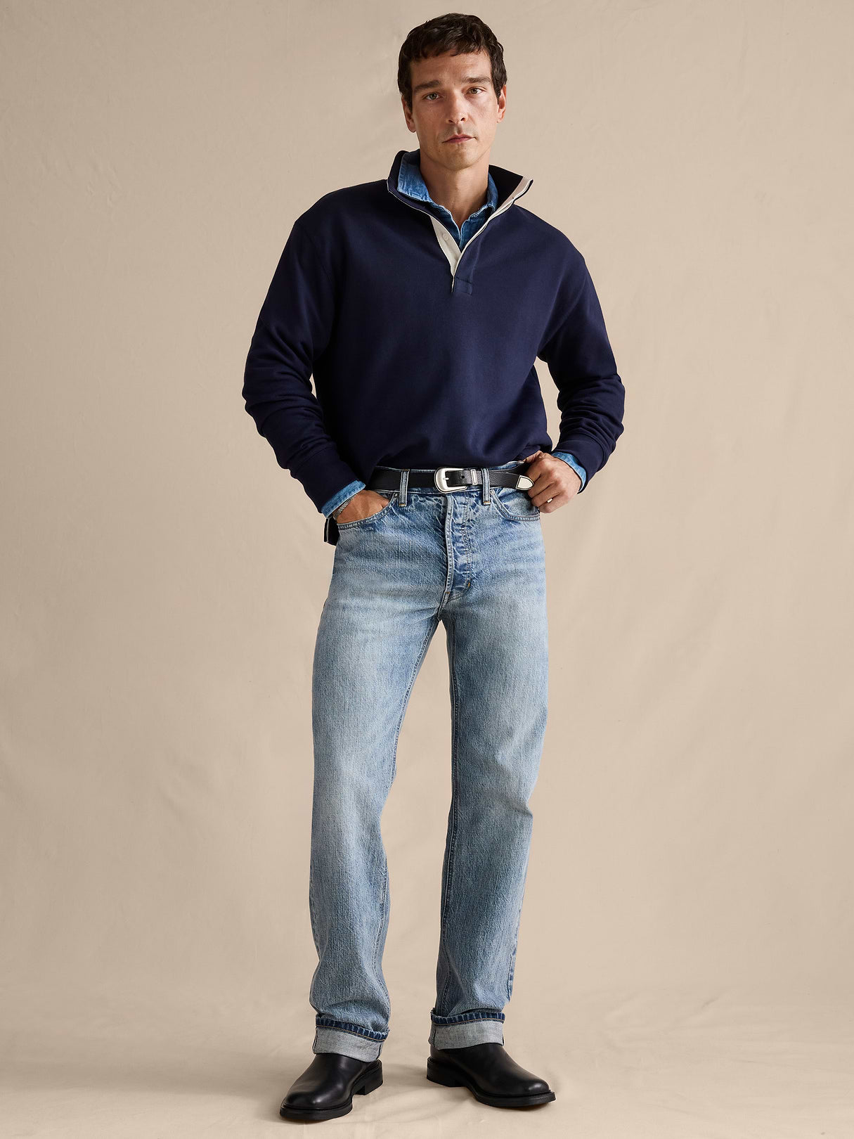 Straight Selvedge Jean - Light Wash