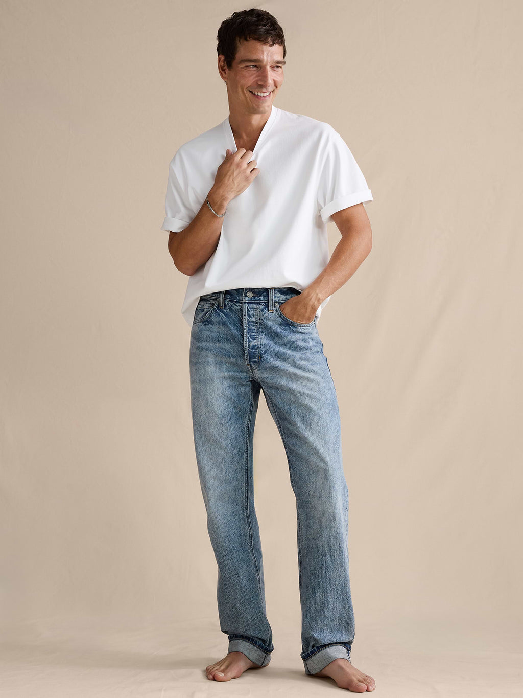 Straight Selvedge Jean - Light Wash